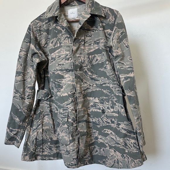 U.S. Air Force Maternity‎ Utility Uniform Coat Blue Gray Size 14L - Picture 1 of 5